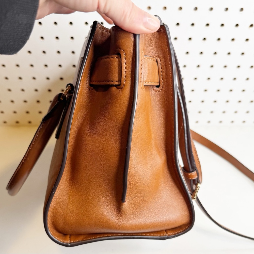 Michael‎ Kors | Hamilton Traveler Luggage Messenger Leather Crossbody Handbag - Picture 5 of 16